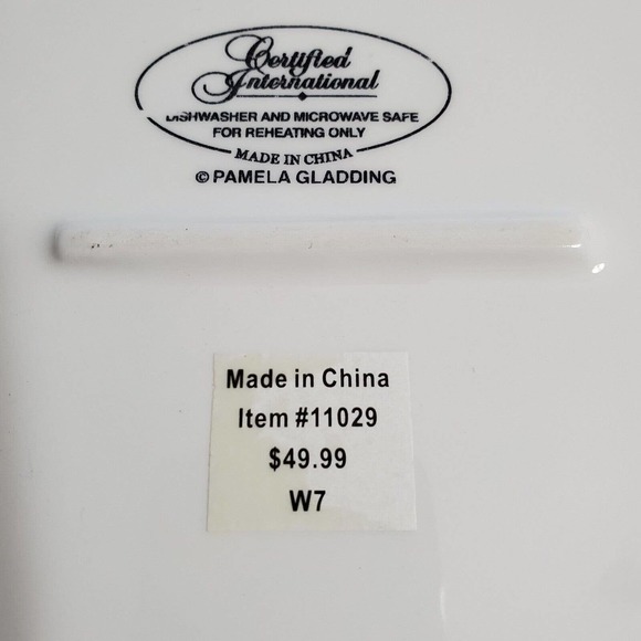 Certified International Pamela Gladding Tuscan Rooster Large Ceramic Platter - Picture 4 of 5